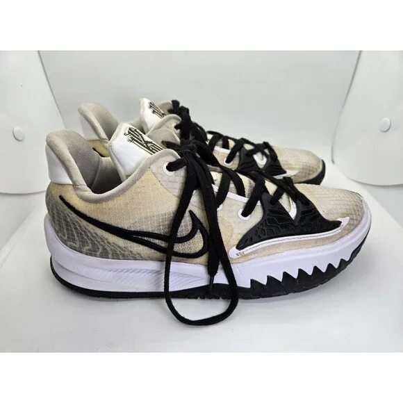 Nike Kyrie Low 4 TB Basketball Shoes Mens 8.5 White Black Athletic Court Sneaker Nike Men main image 3